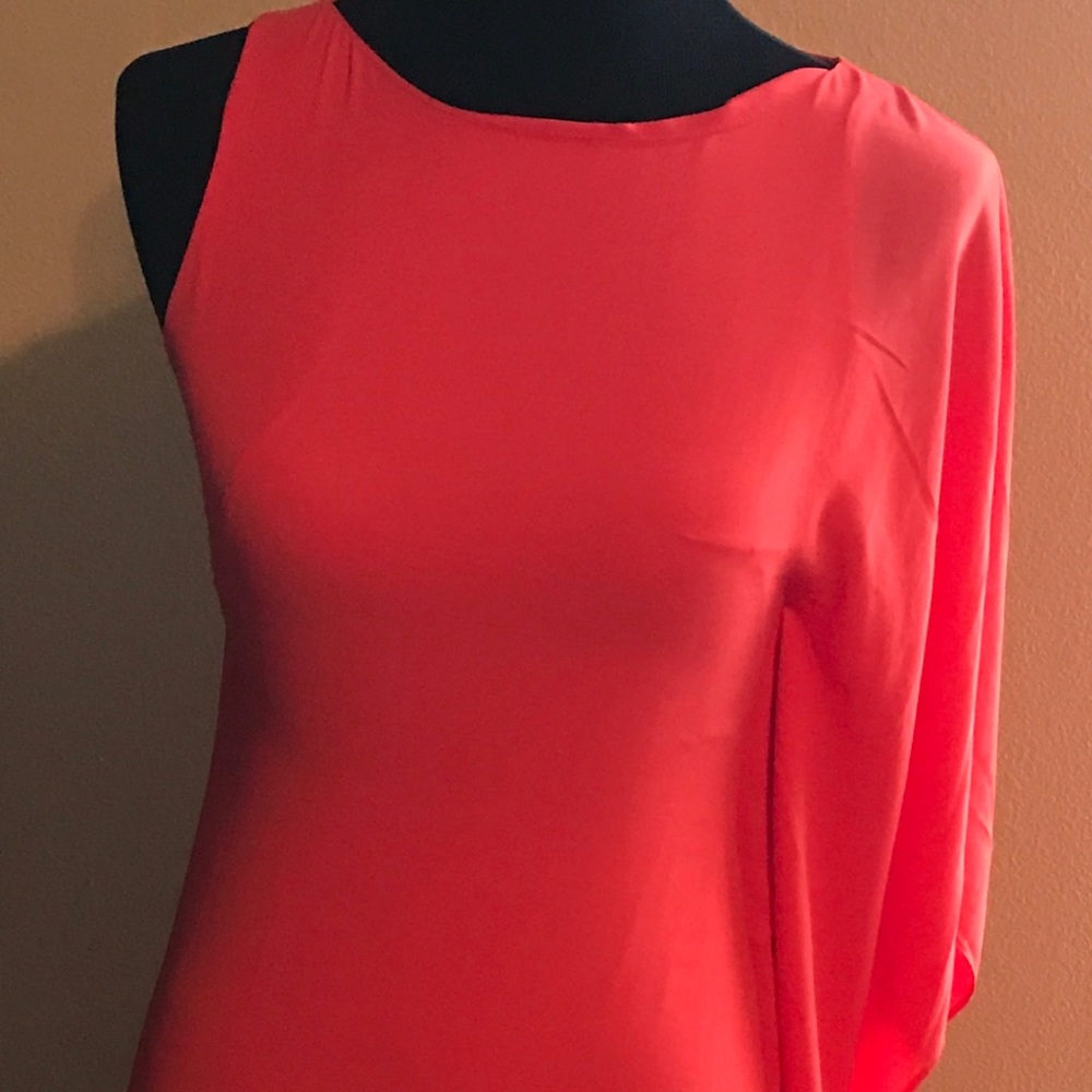 One shoulder maxi dress